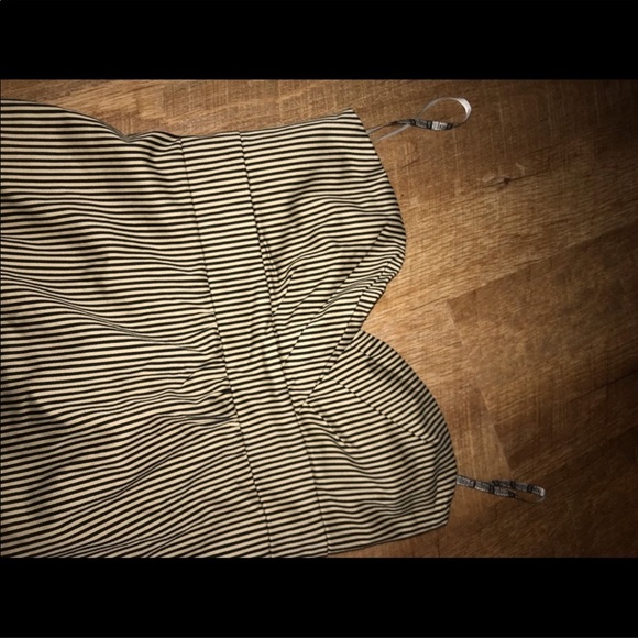 NWOT Volcom Striped Strapless Dress Sz S - Picture 5 of 7